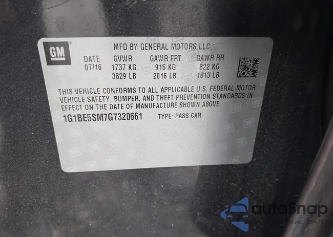 1G1BE5SM7G7320661: 43057880