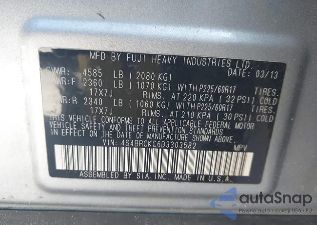 4S4BRCKC6D3303582: 43057981