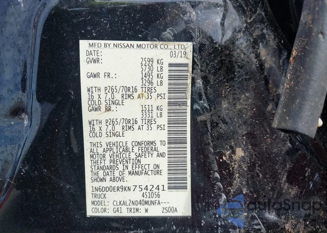 1N6DD0ER9KN754241: 43058027