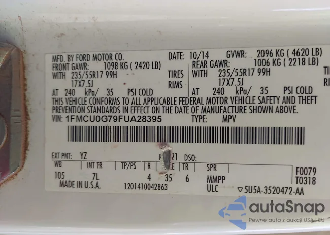 1FMCU0G79FUA28395: 43058058