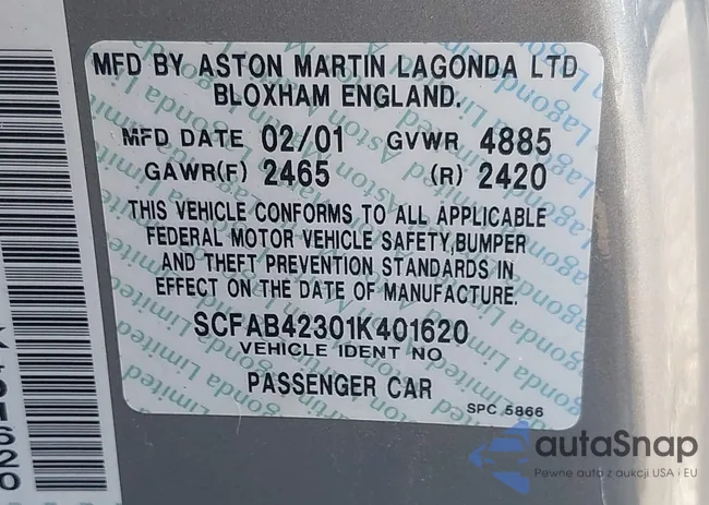 SCFAB42301K401620: 43059347