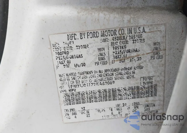 1FMYU04172KA62069: 43059520