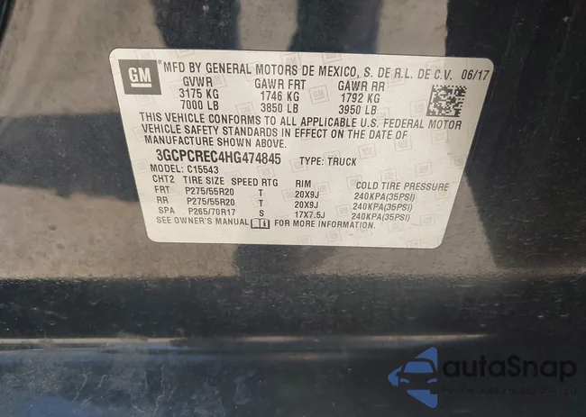 3GCPCREC4HG474845: 43059594