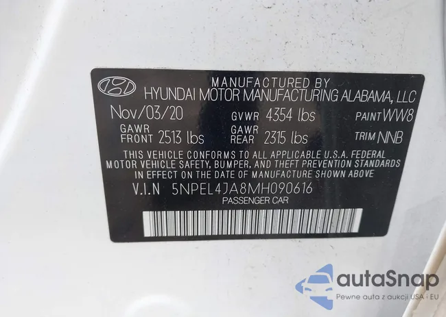 5NPEL4JA8MH090616: 43058907