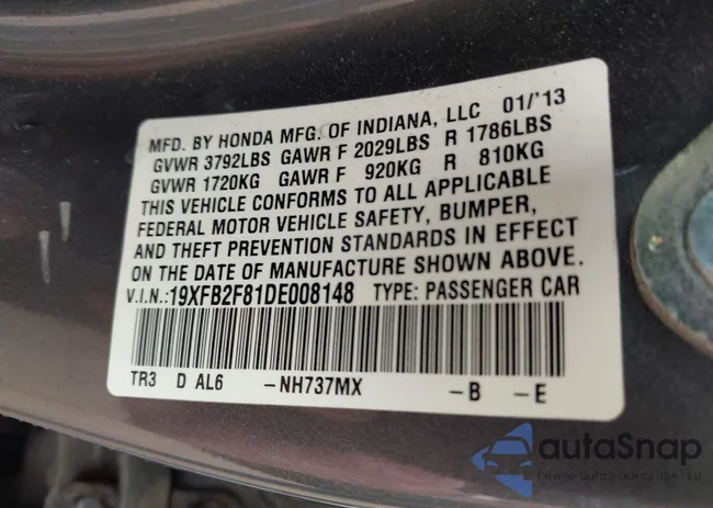 19XFB2F81DE008148: 43059045