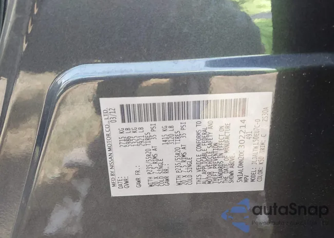 5N1AL0MN2DC302214: 43059134