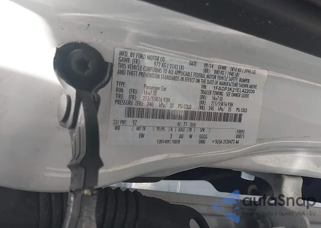 1FADP3K21EL422030: 43060306