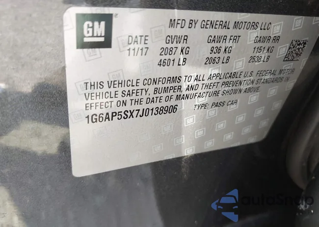 1G6AP5SX7J0138906: 43060307