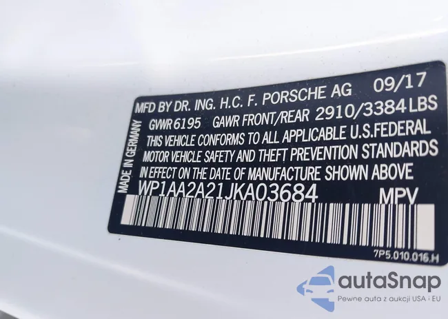 WP1AA2A21JKA03684: 43060387