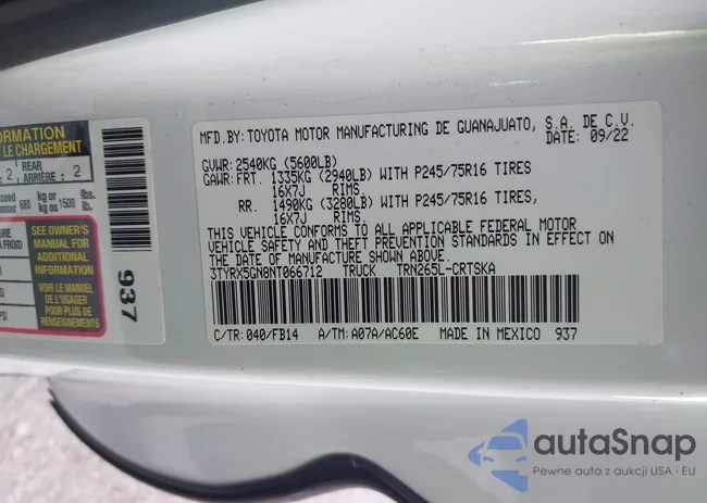 3TYRX5GN8NT066712: 43060578