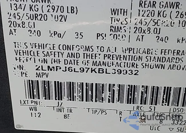 2LMPJ6L97KBL39932: 43059824