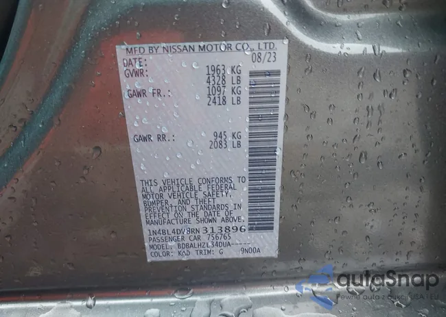 1N4BL4DV8RN313896: 43060105