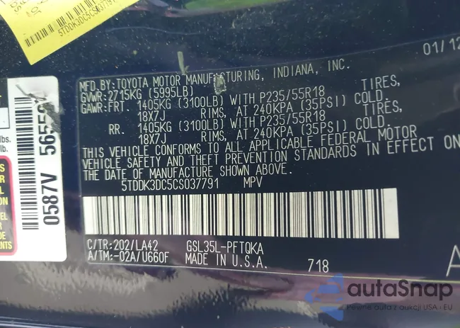 5TDDK3DC5CS037791: 43060106