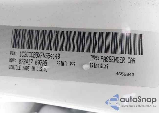 1C3CCCBBXFN554148: 43061414