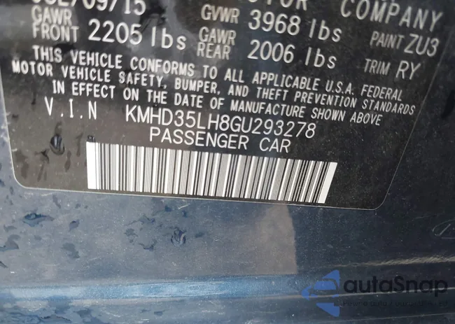 KMHD35LH8GU293278: 43061020