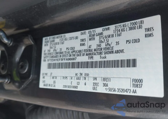 1FTEW1EF5FFA96687: 43062298