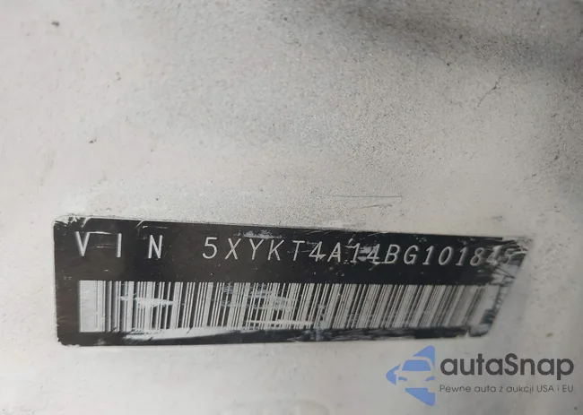 5XYKT4A14BG101845: 43062301