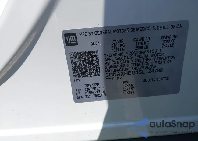 3GNAXHEG4SL124788: 43062339