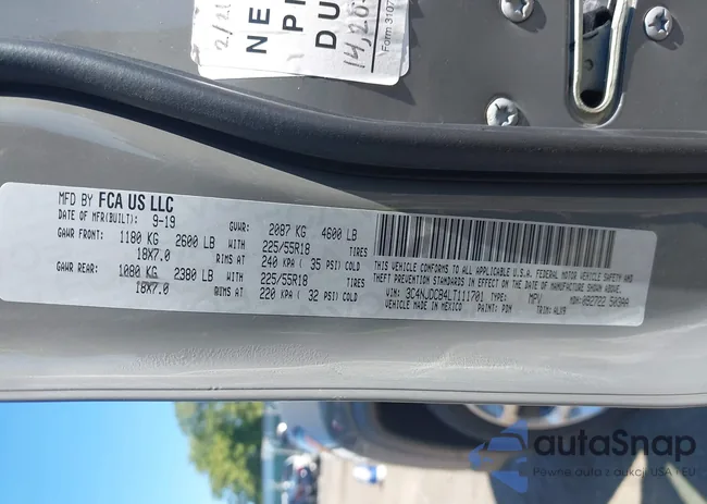 3C4NJDCB4LT111701: 43062383