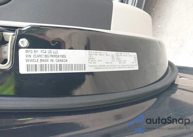 2C4RC1BG7MR591955: 43061845