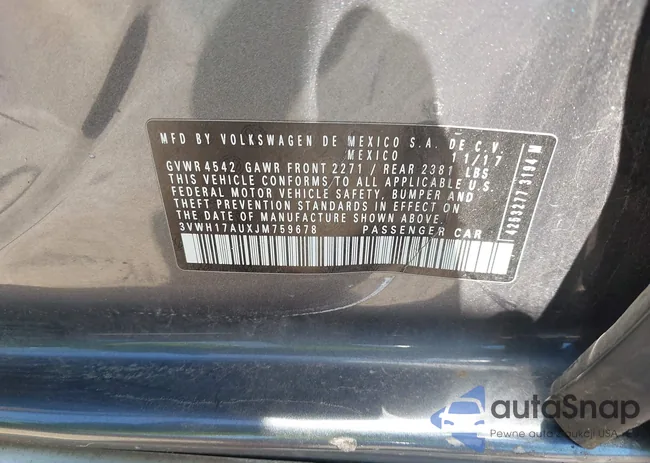 3VWH17AUXJM759678: 43062145