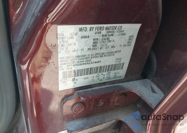 1FTSW2BR9AEA74455: 43062156