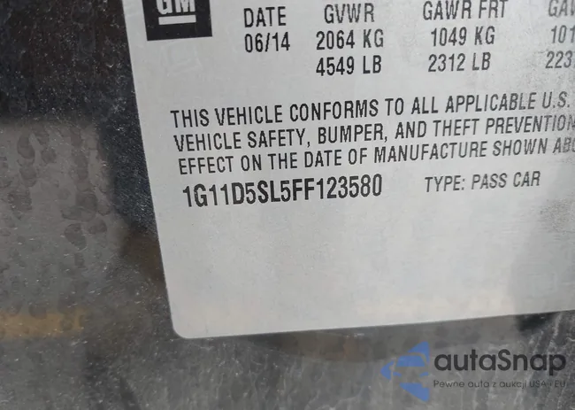 1G11D5SL5FF123580: 43063187