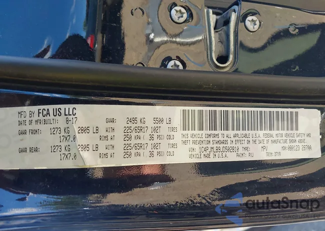 1C4PJMLB9JD502810: 43063329