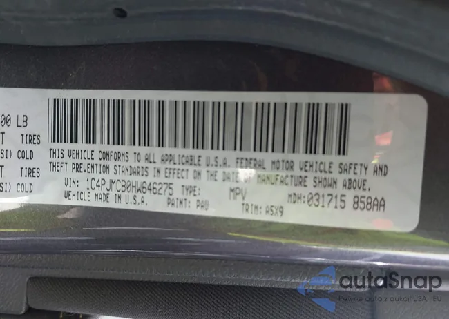 1C4PJMCB0HW646275: 43063666