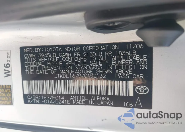 JTKDE167970192132: 43062848