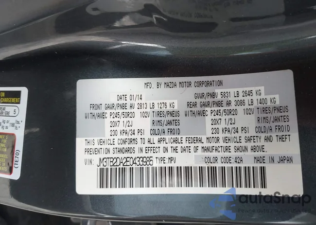 JM3TB2DA2E0433985: 43062902