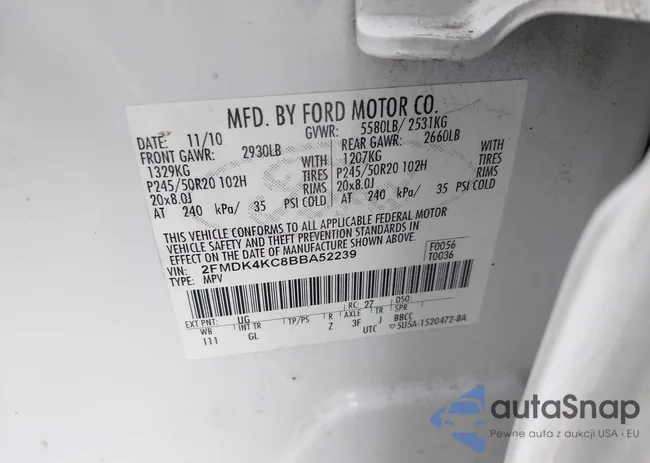 2FMDK4KC8BBA52239: 43064294