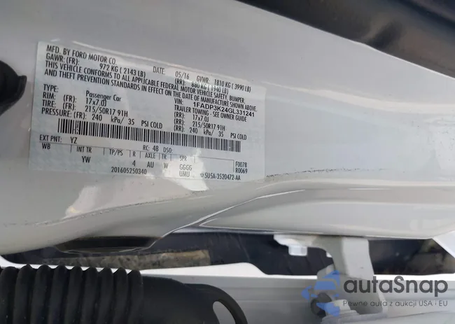 1FADP3K24GL331241: 43064307