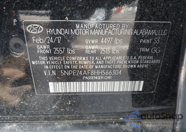 5NPE24AF8HH566304: 43064721