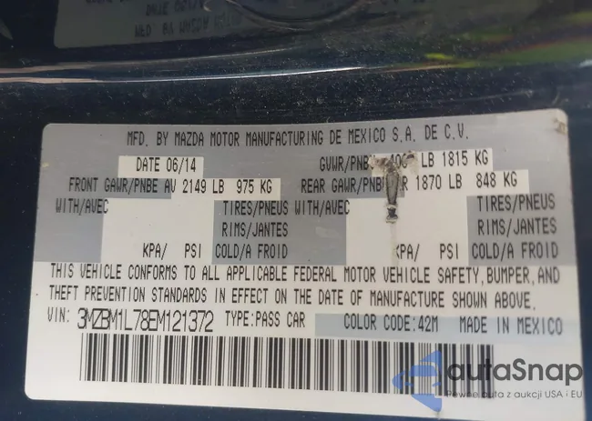 3MZBM1L78EM121372: 43063792