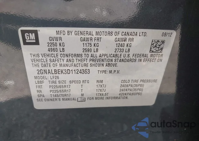 2GNALBEK3D1124363: 43063949