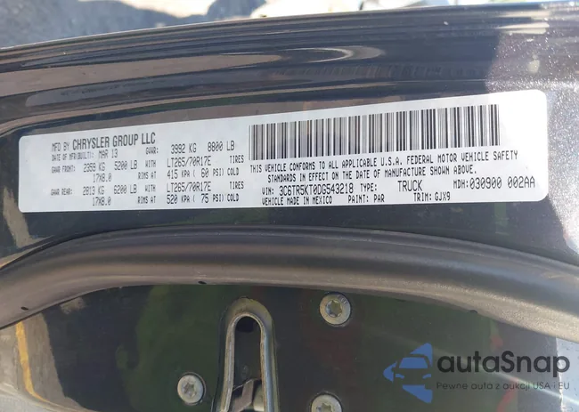 3C6TR5KT0DG543218: 43063953