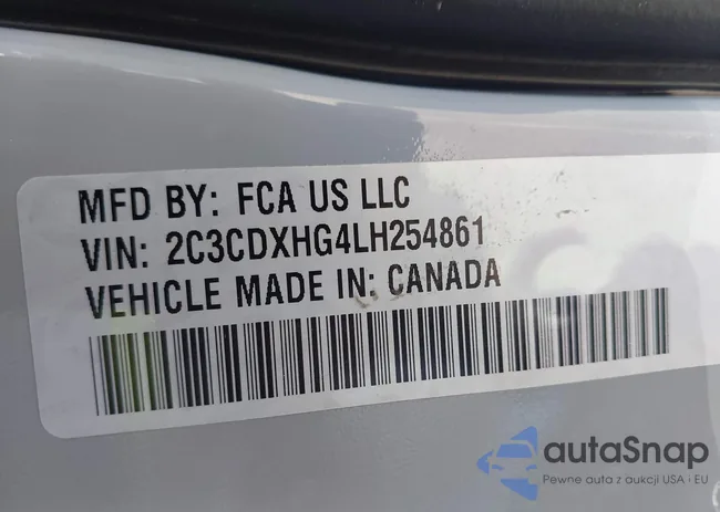 2C3CDXHG4LH254861: 43065727