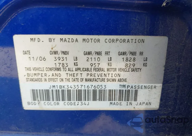 JM1BK343571676053: 43064952