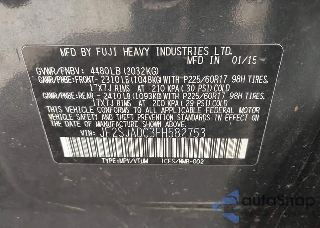 JF2SJADC3FH582753: 43065149