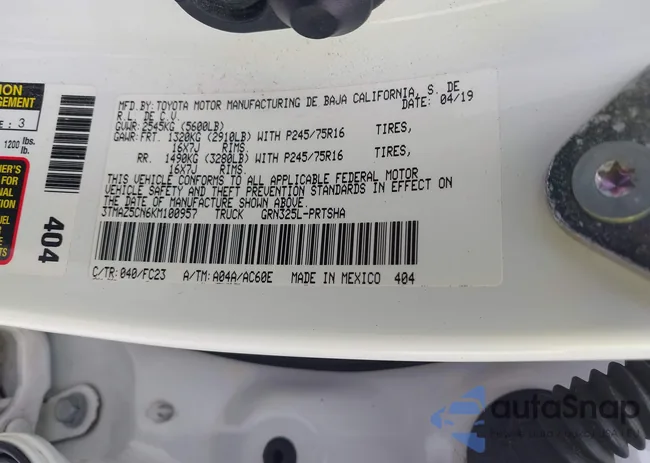 3TMAZ5CN6KM100957: 43065817