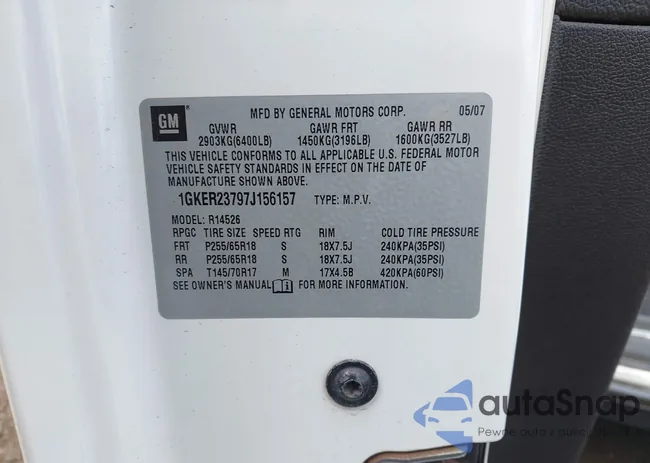 1GKER23797J156157: 43065950