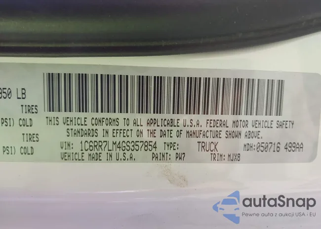 1C6RR7LM4GS357854: 43067352