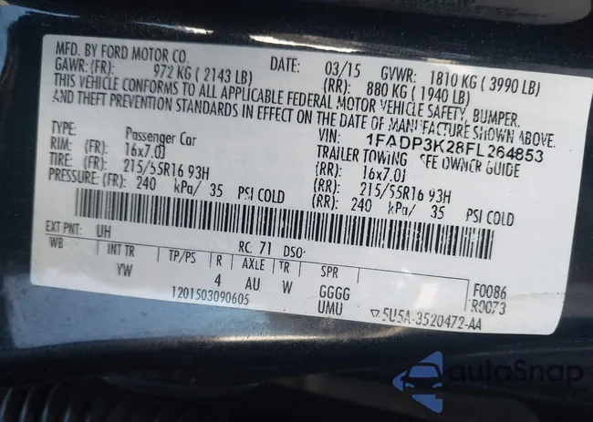 1FADP3K28FL264853: 43066908