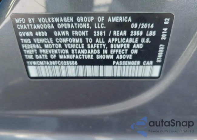 1VWCM7A36FC025556: 43066922