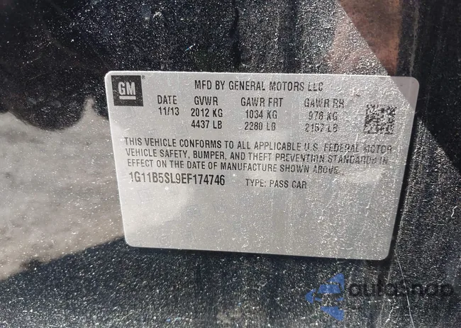 1G11B5SL9EF174746: 43068171