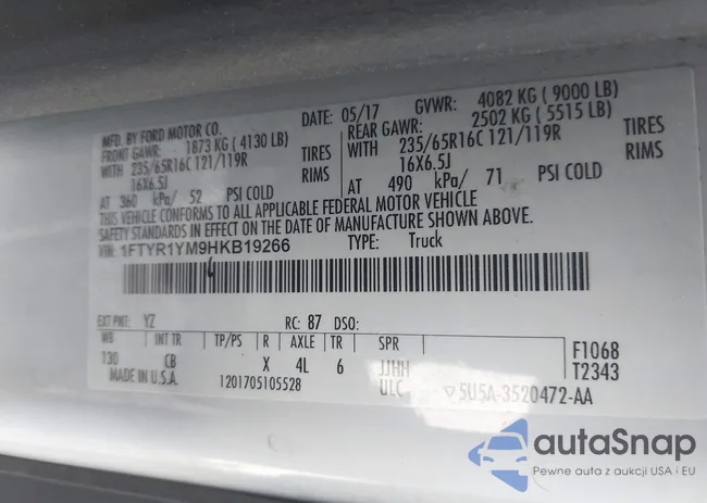 1FTYR1YM9HKB19266: 43068295