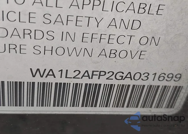 WA1L2AFP2GA031699: 43068393