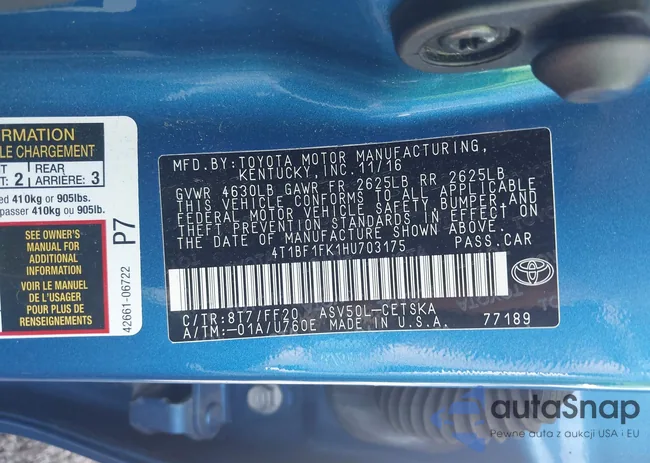 4T1BF1FK1HU703175: 43068448