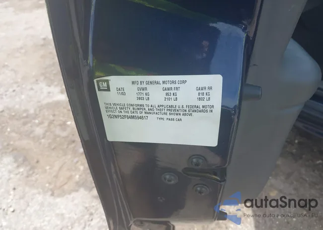 1G2NF52F84M594617: 43068467